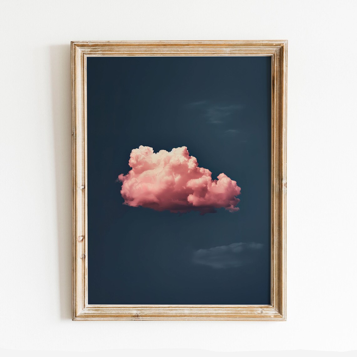 Night Sky Print, Indigo Maximalist Decor