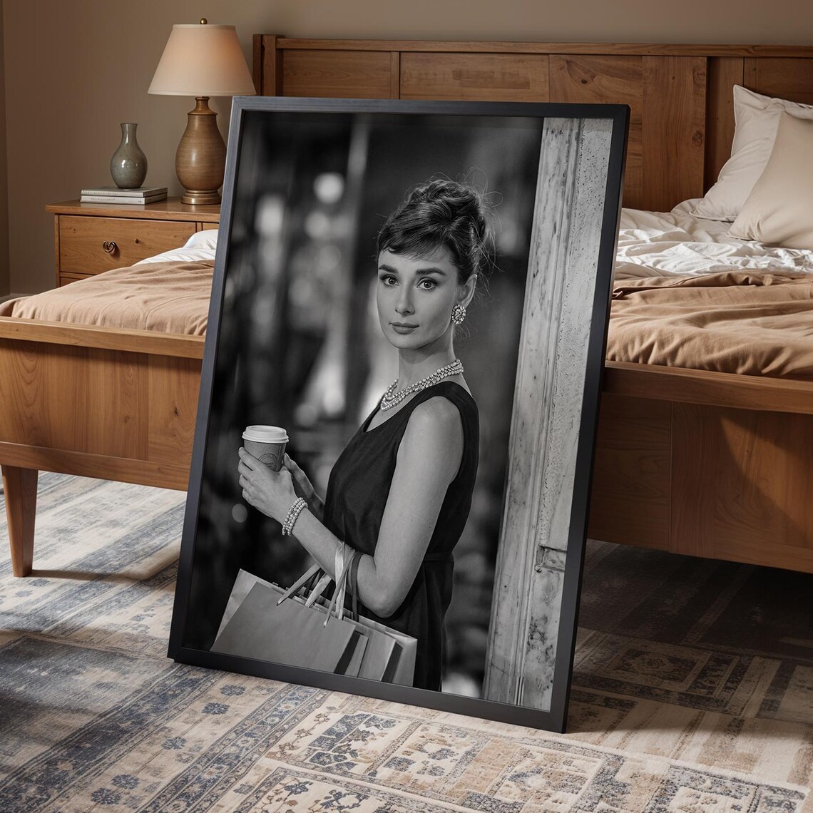 Audrey Hepburn Vintage Fashion Art Print