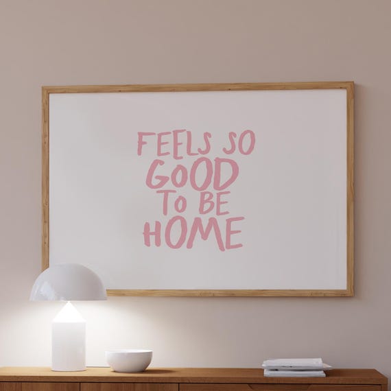 Sage Green Home Quote Print Trendy Minimalist Wall Art
