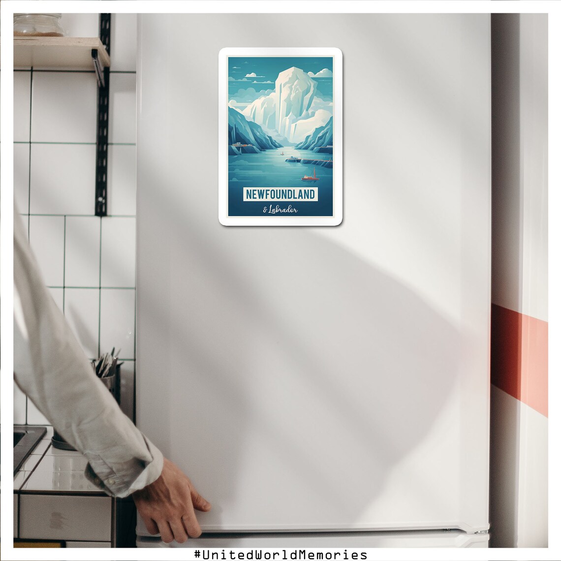 Newfoundland And Labrador Iceberg Travel Poster - Image 4