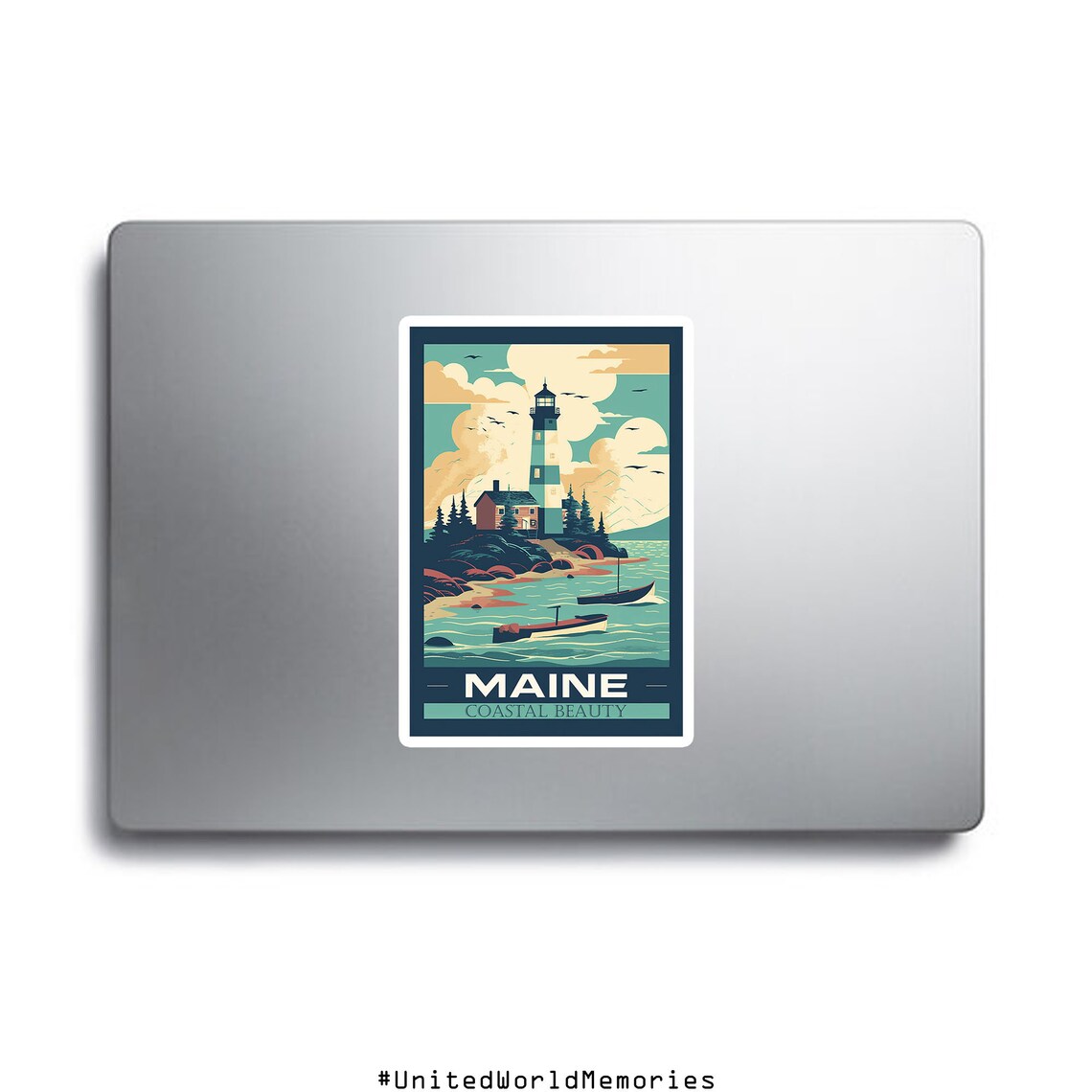 Maine Vintage Travel Poster, State Wall Decor - Image 2