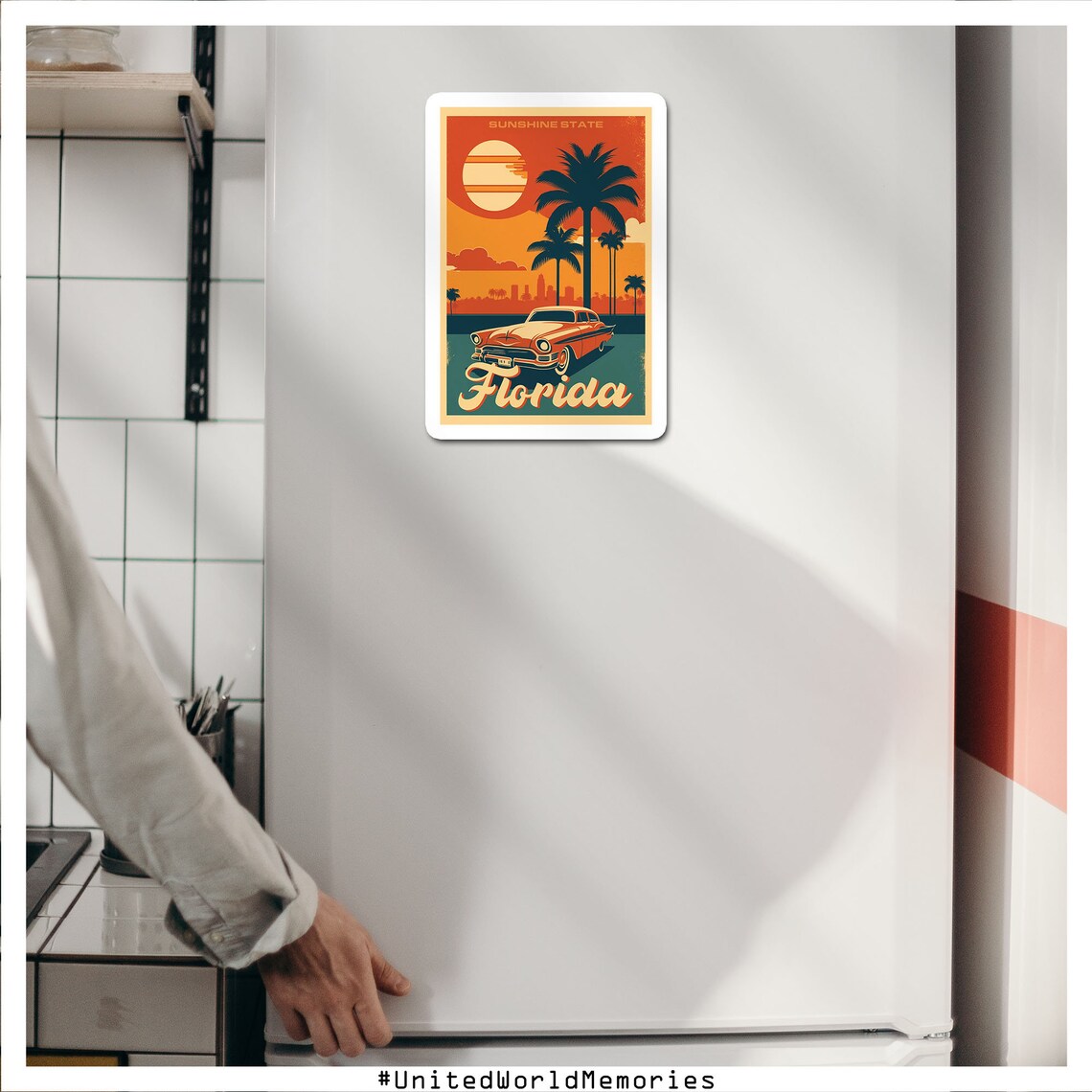 Florida Vintage Travel Poster, Sunshine State Art Print - Image 4