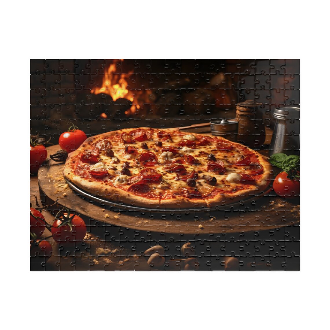 Gourmet Pizza Jigsaw Puzzle Fun Birthday Gift - Image 2
