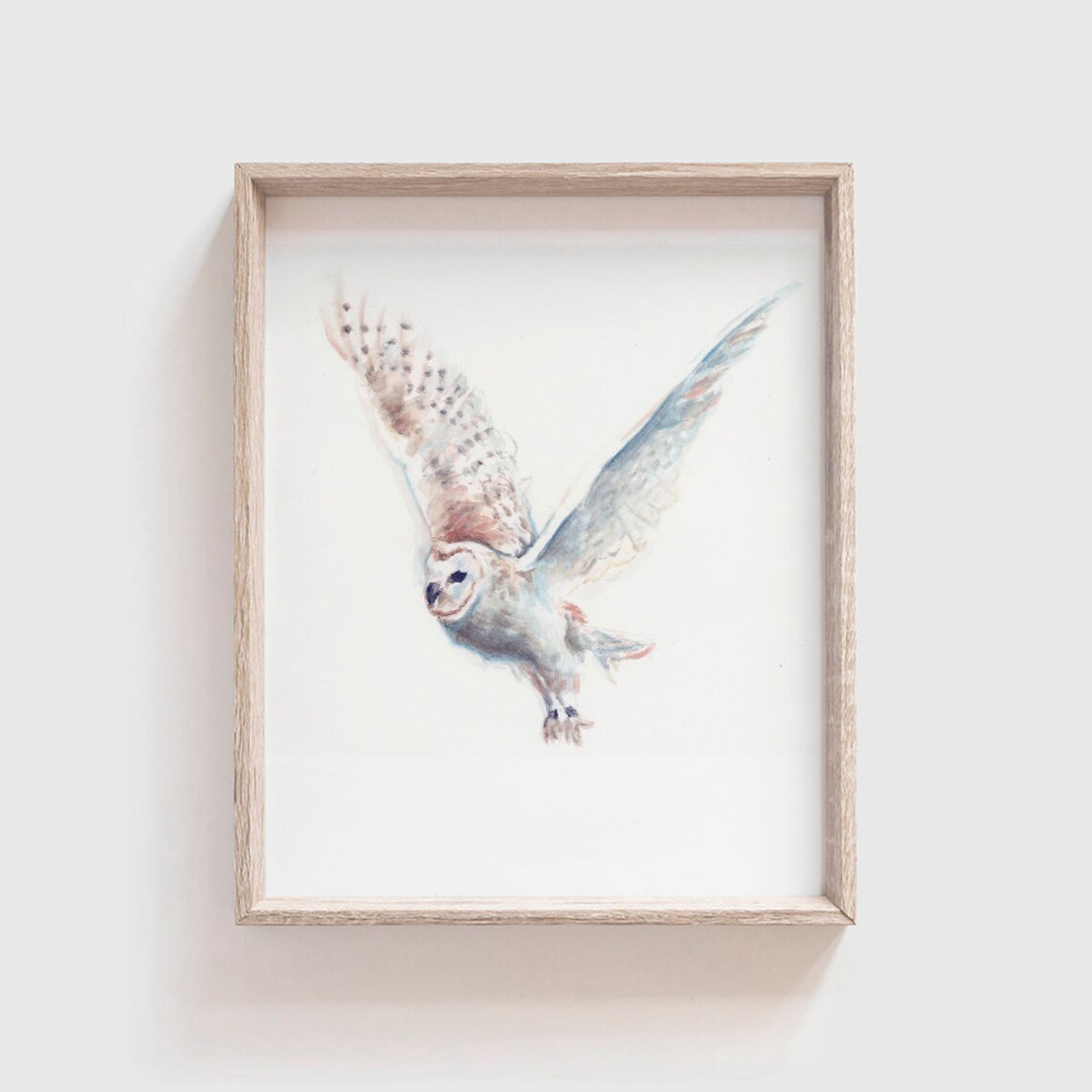 Arctic Owl Art Print, Baby Room Nursery Decor