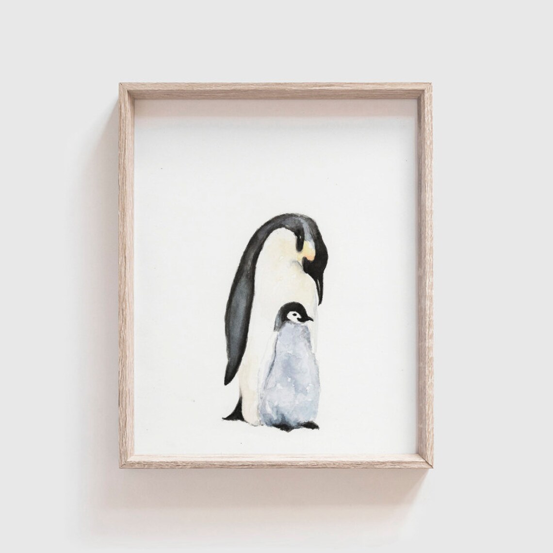 Penguins Baby Animal Art Print, Nursery Decor
