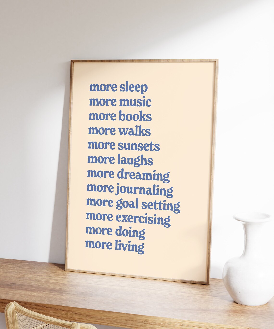 Self Care Positive Habits Retro Quote Poster - Image 5