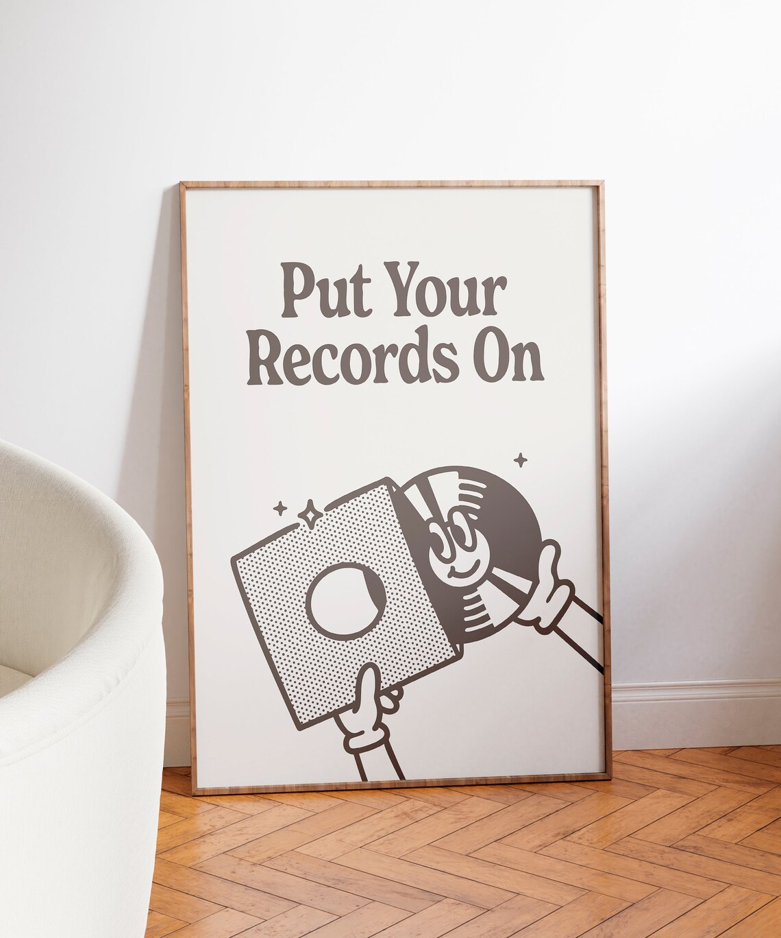 Retro Music Vinyl Record Art Print, Vintage Poster - Image 3