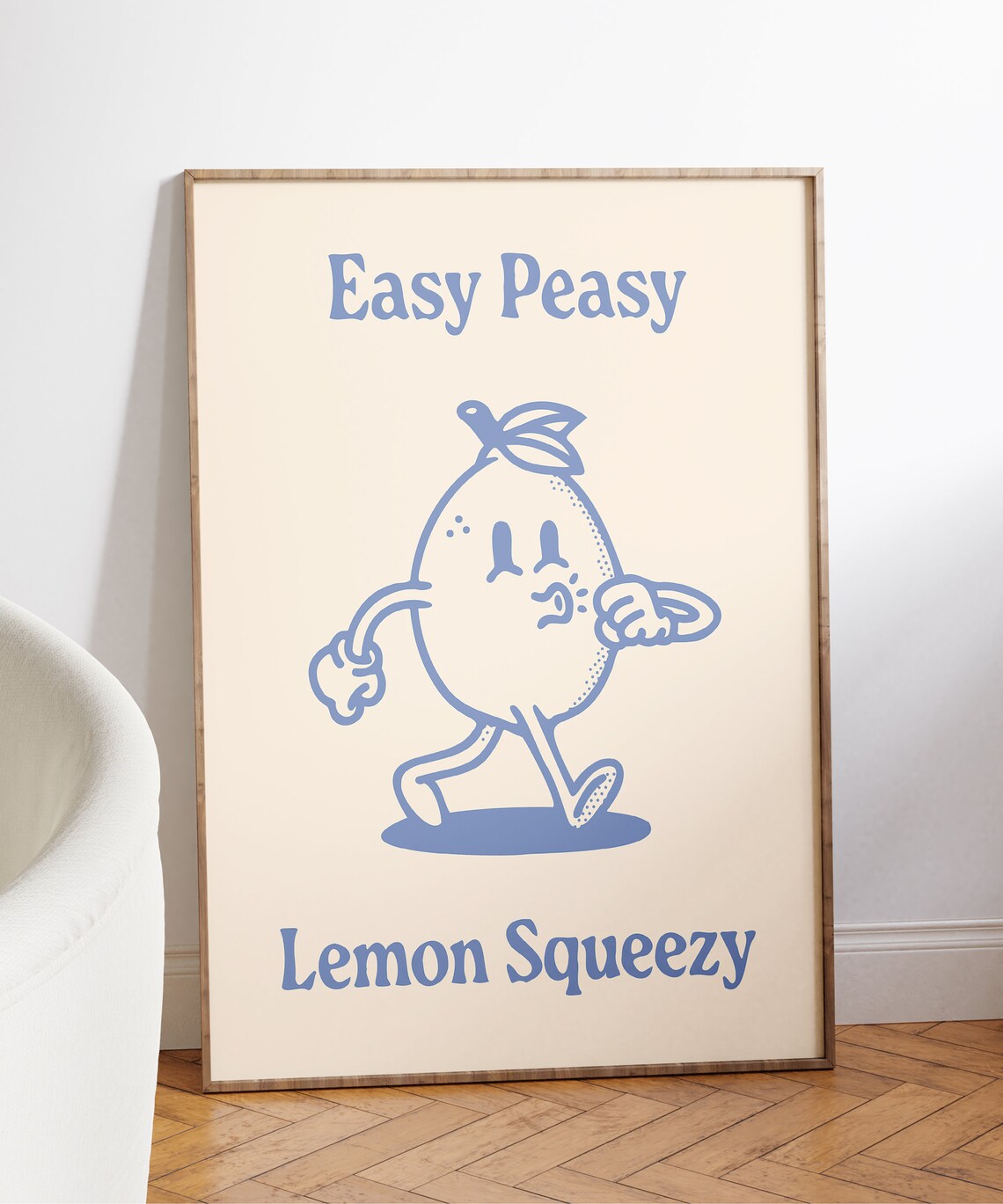 Easy Peasy Lemon Squeezy Retro Poster - Image 5