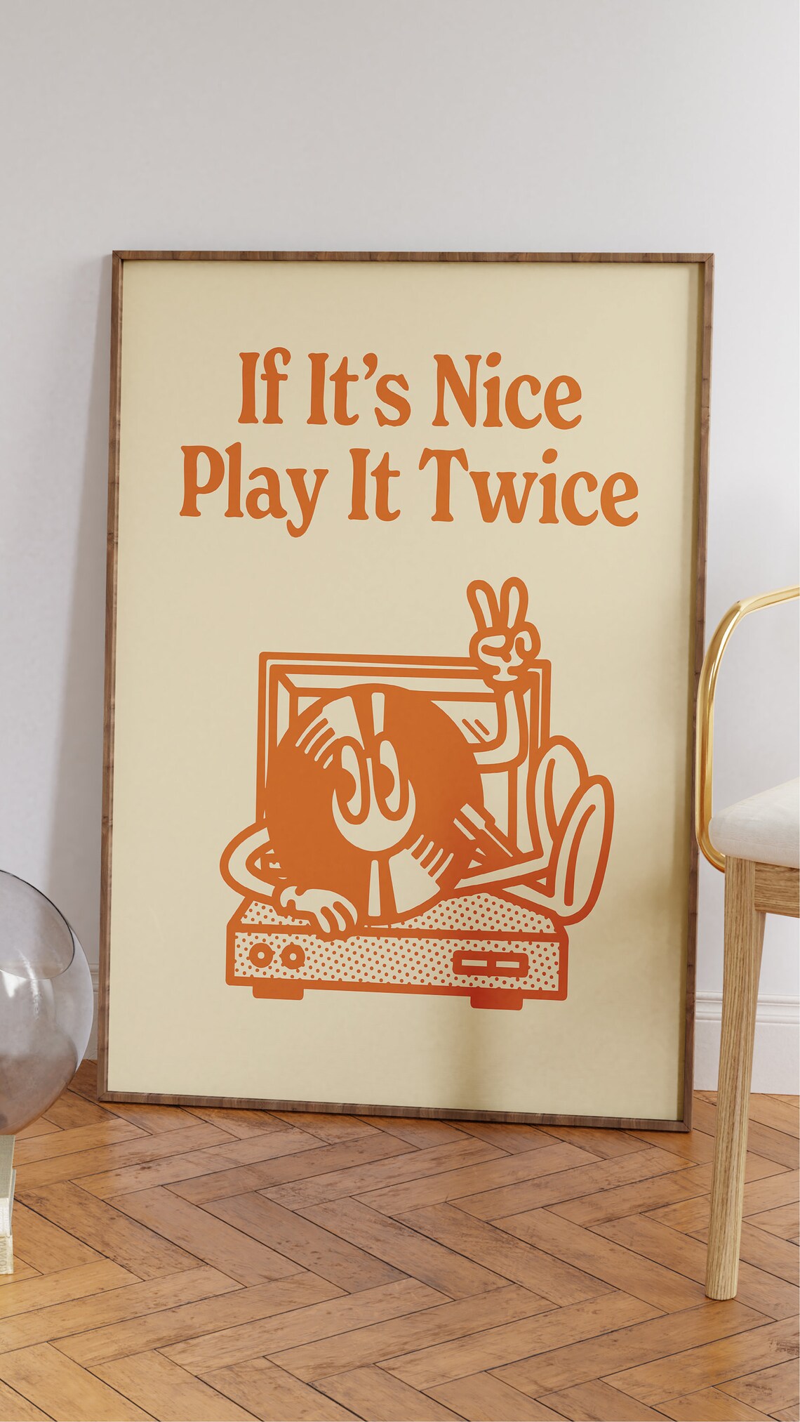 Funky Vinyl Retro Record Art Print, Music Lovers - Image 2