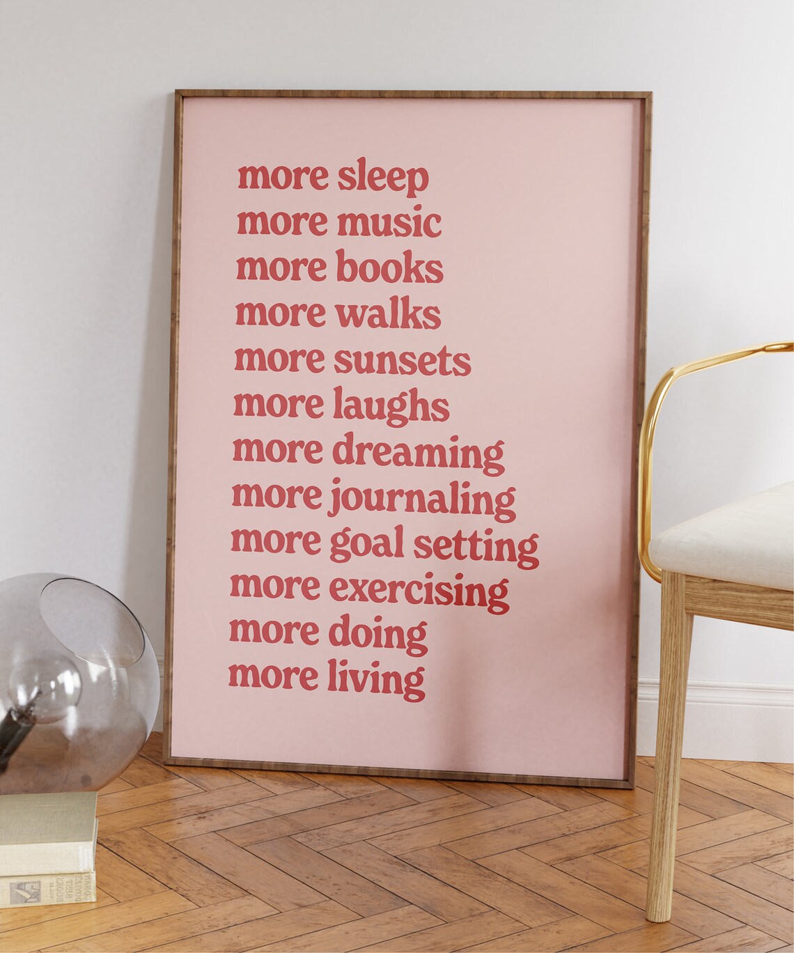 Positivity Quotes Retro Motivation Art Print - Image 6