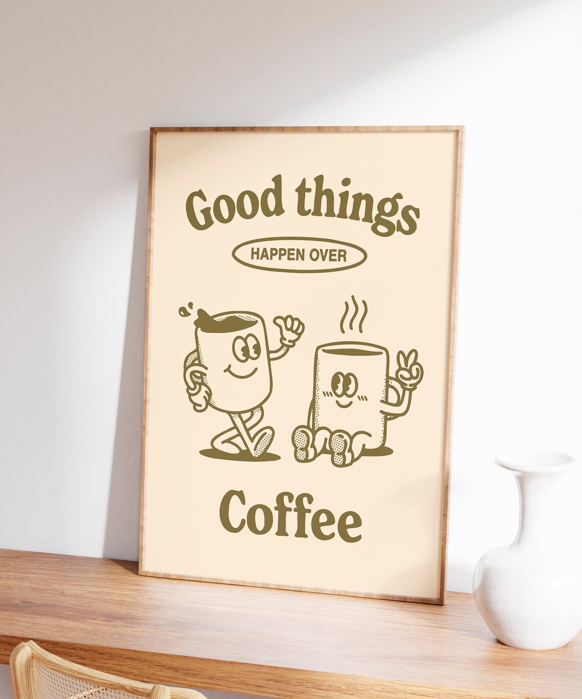 Vintage Coffee Poster, Coffee Bar Wall Art - Image 6