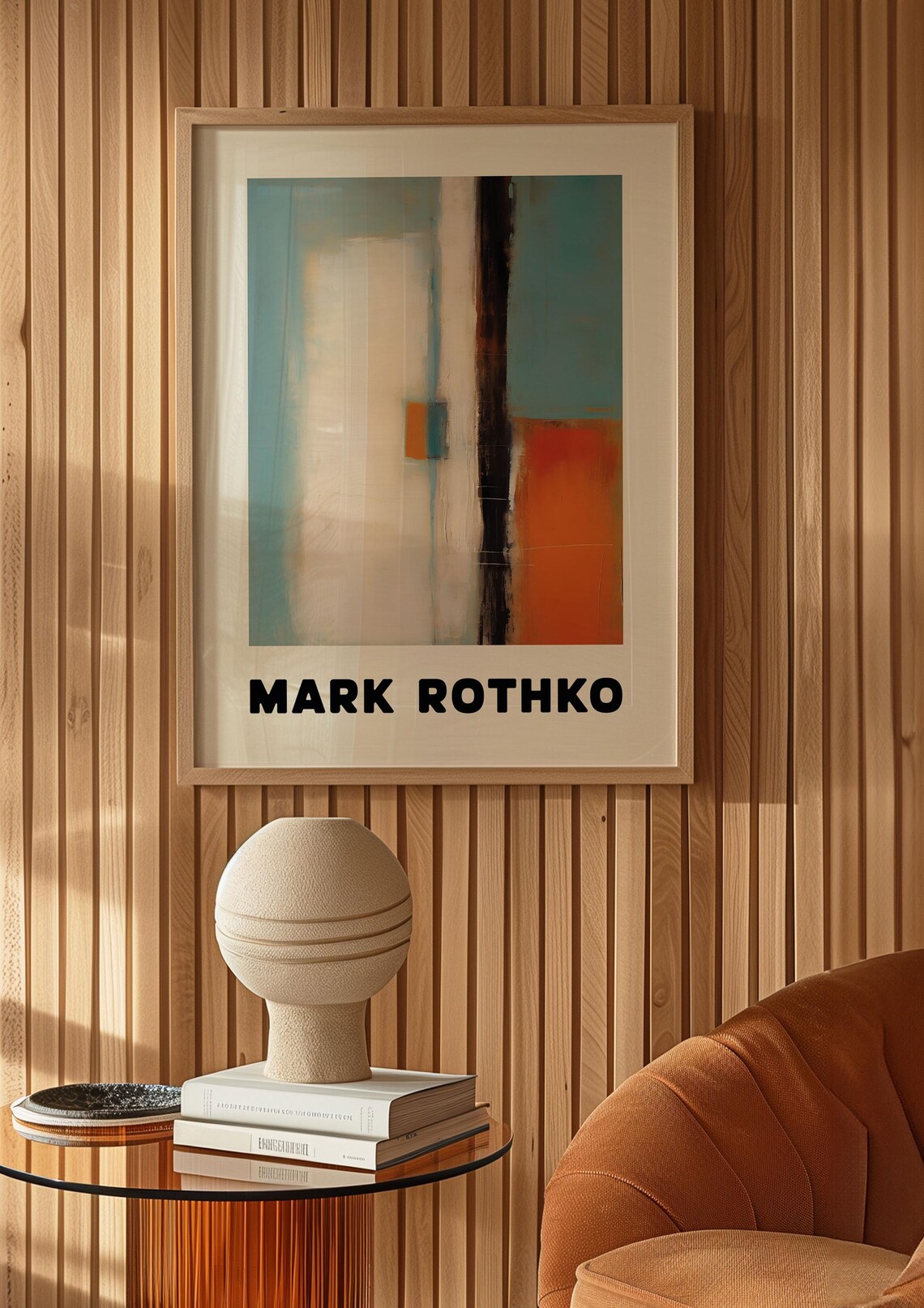 Mark Rothko Red Abstract Poster, Minimalist Decor - Image 5