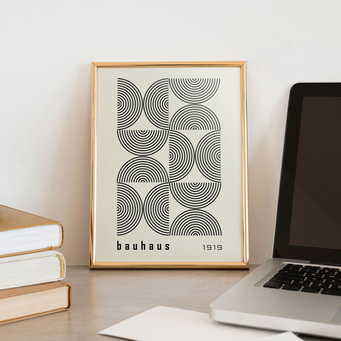 Bauhaus Exhibition Poster, Mid-Century Modern Art Print - Image 3