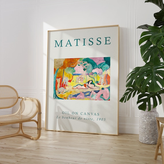Matisse Poster Matisse Paintings Vintage 1905 Poster Matisse Vintage Poster French Wall Art Matisse Henri Matisse Print