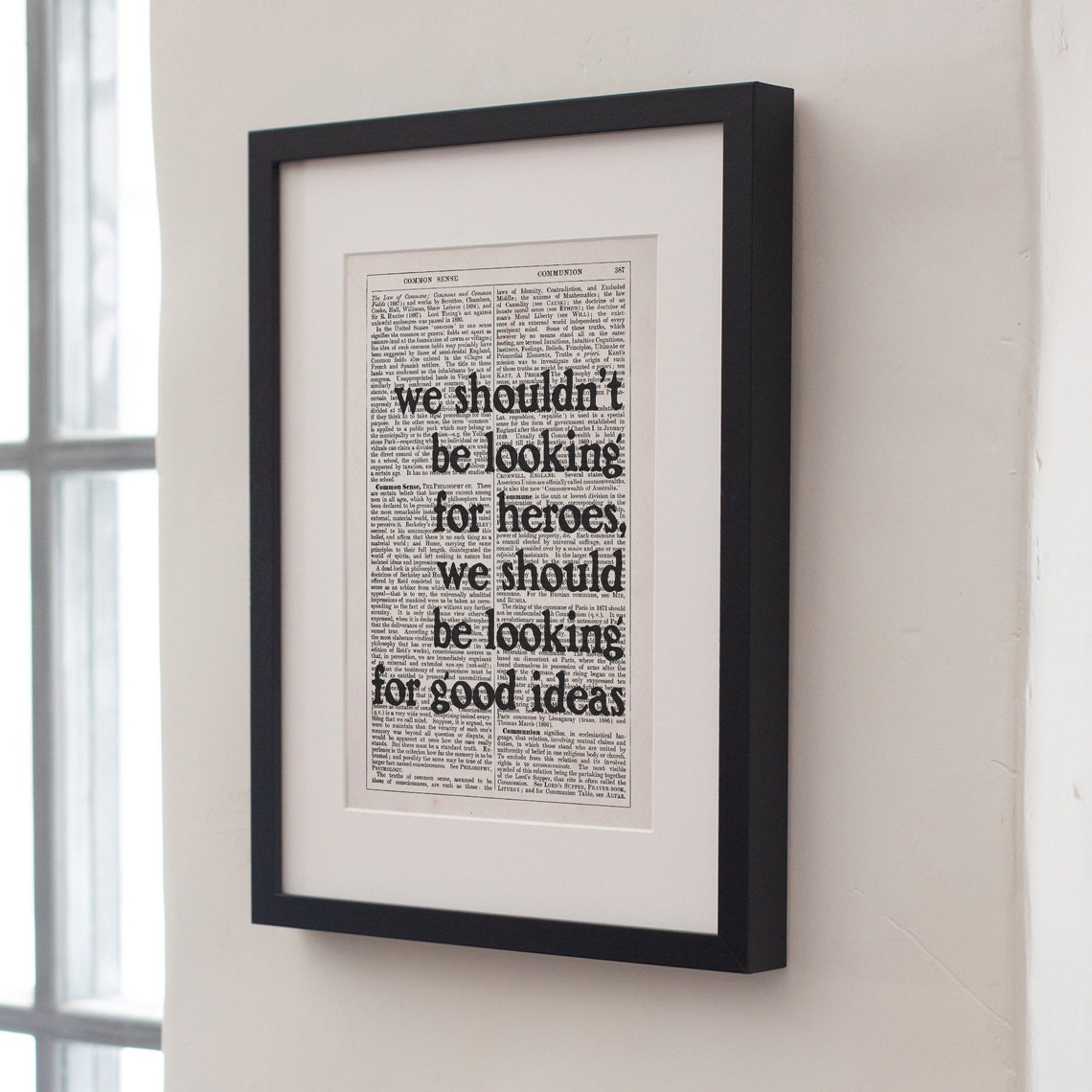 Noam Chomsky Good Ideas Quote Vintage Dictionary Page Art Print Poster - Image 3