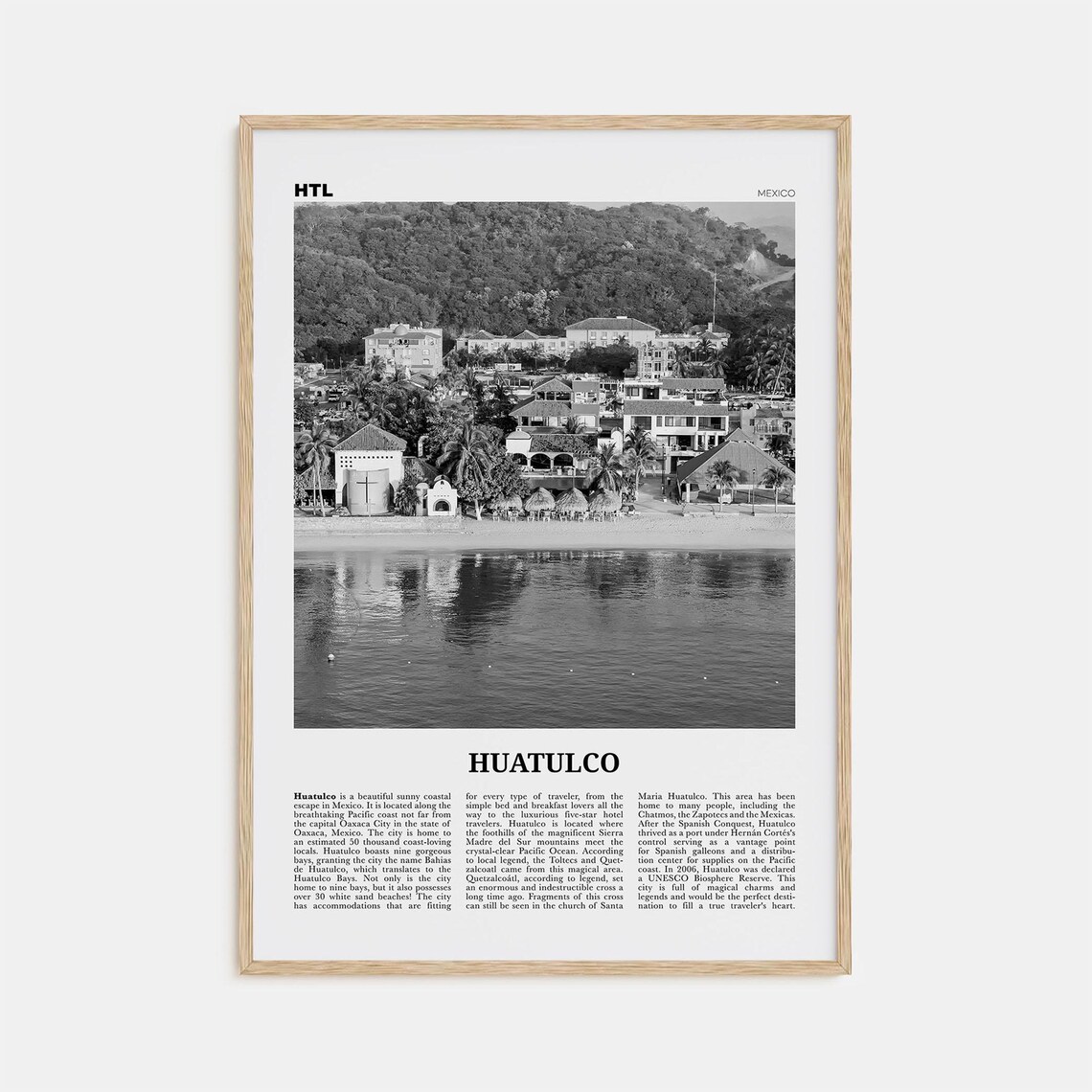 Huatulco, La Crucecita Mexico Oaxaca Art Print
