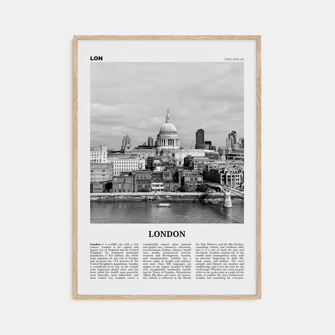 London Print Black And White No 4 London Wall Art London Poster London Photo London Wall Decor England Uk United Kingdom Europe
