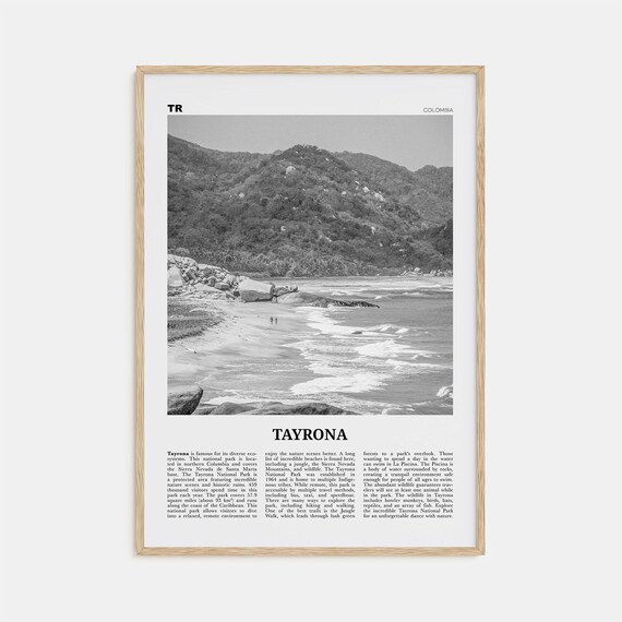 Tayrona National Natural Park Poster, Colombia
