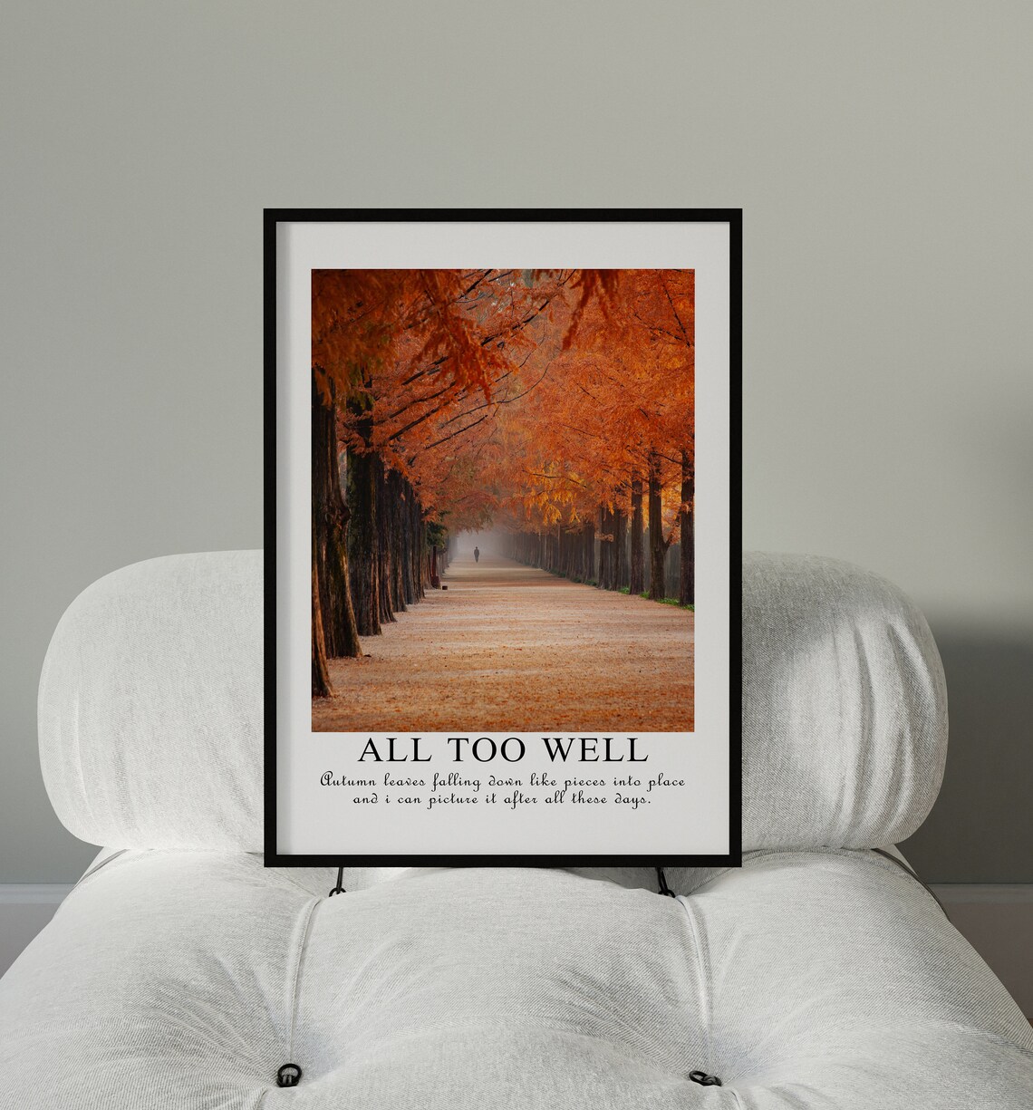 Taylor Swift All Too Well Fall Autumn Leaves Avenue Photo Poster