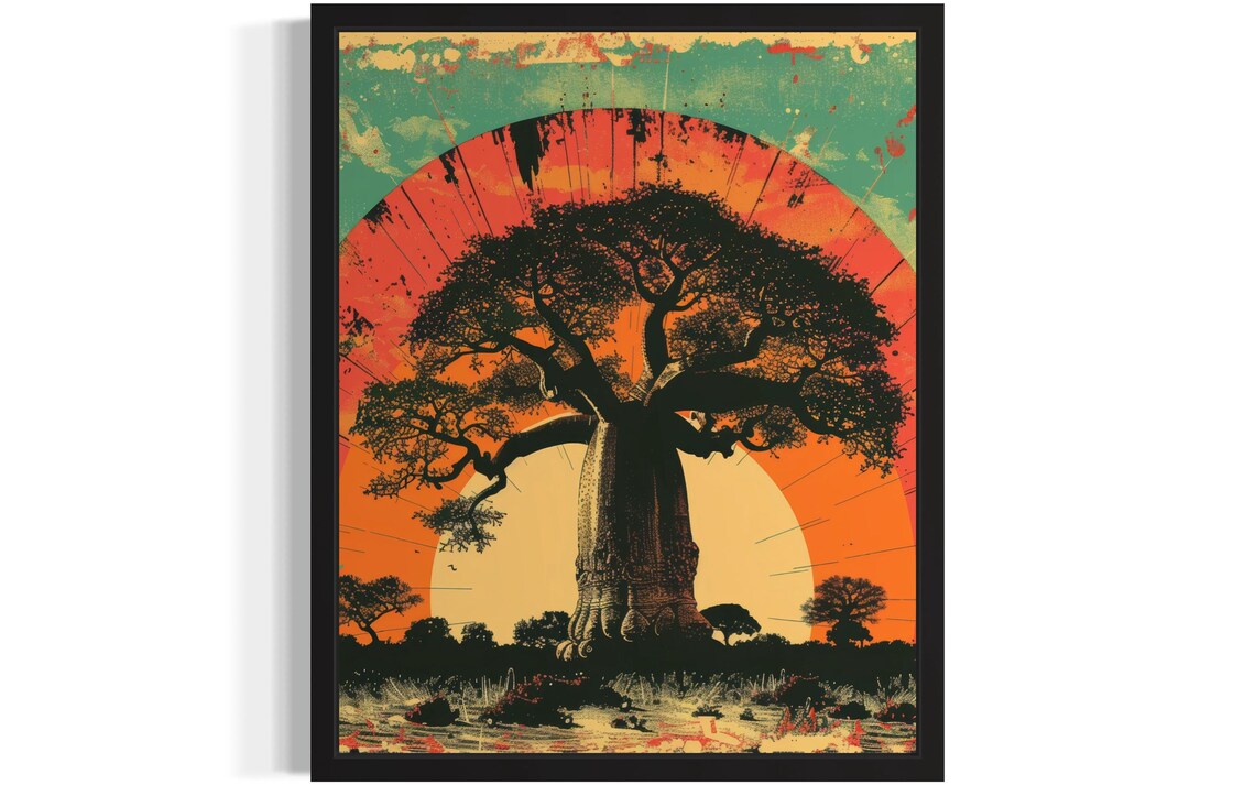 Baobab Tree Africa Art Print