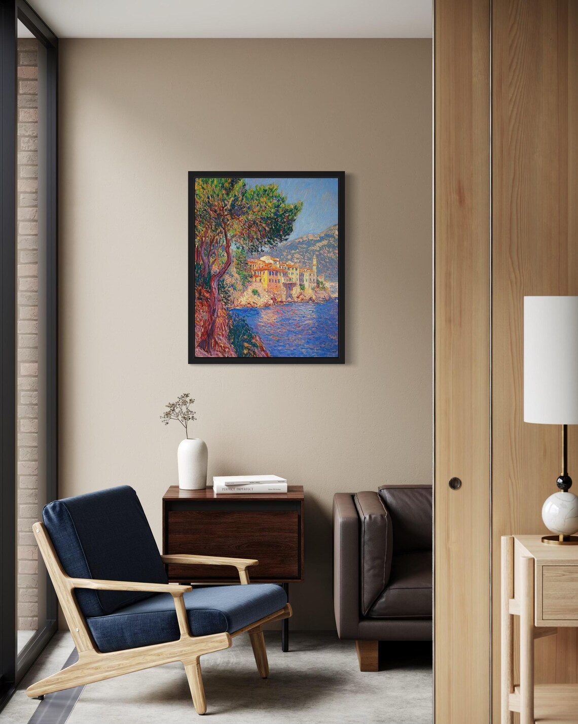Greece Countries Monet Art Print, Travel Poster - Image 2