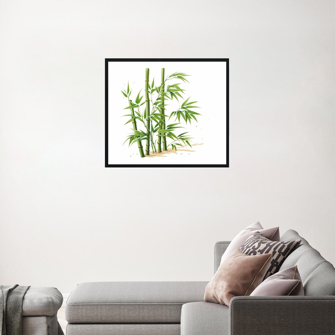 Bamboo Plants Art Print, Botanical Wall Decor - Image 3