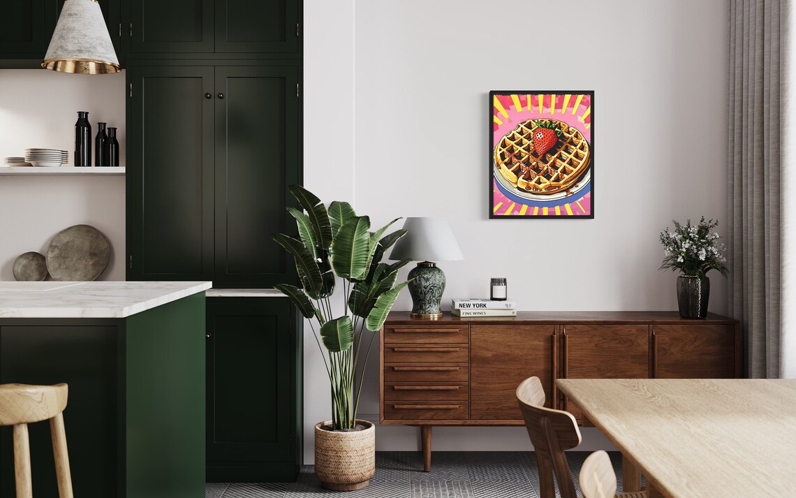 Waffle Pop Art, Retro Vintage Collection - Image 3