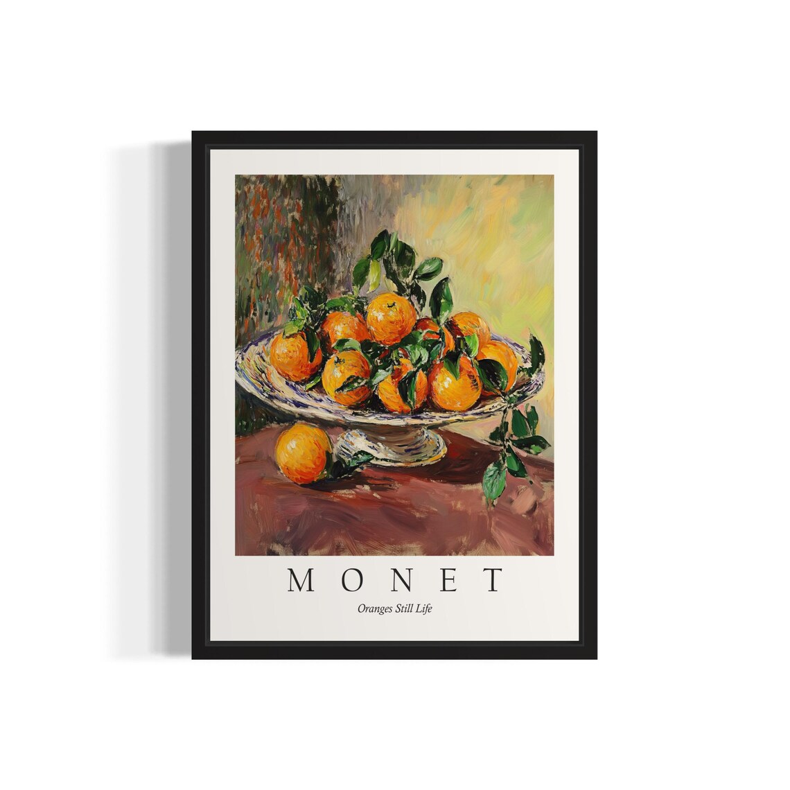 Oranges Monet Still Life Art Print