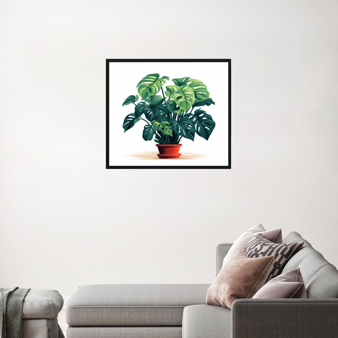 Philodendron Plants, Botanical Art Print - Image 3