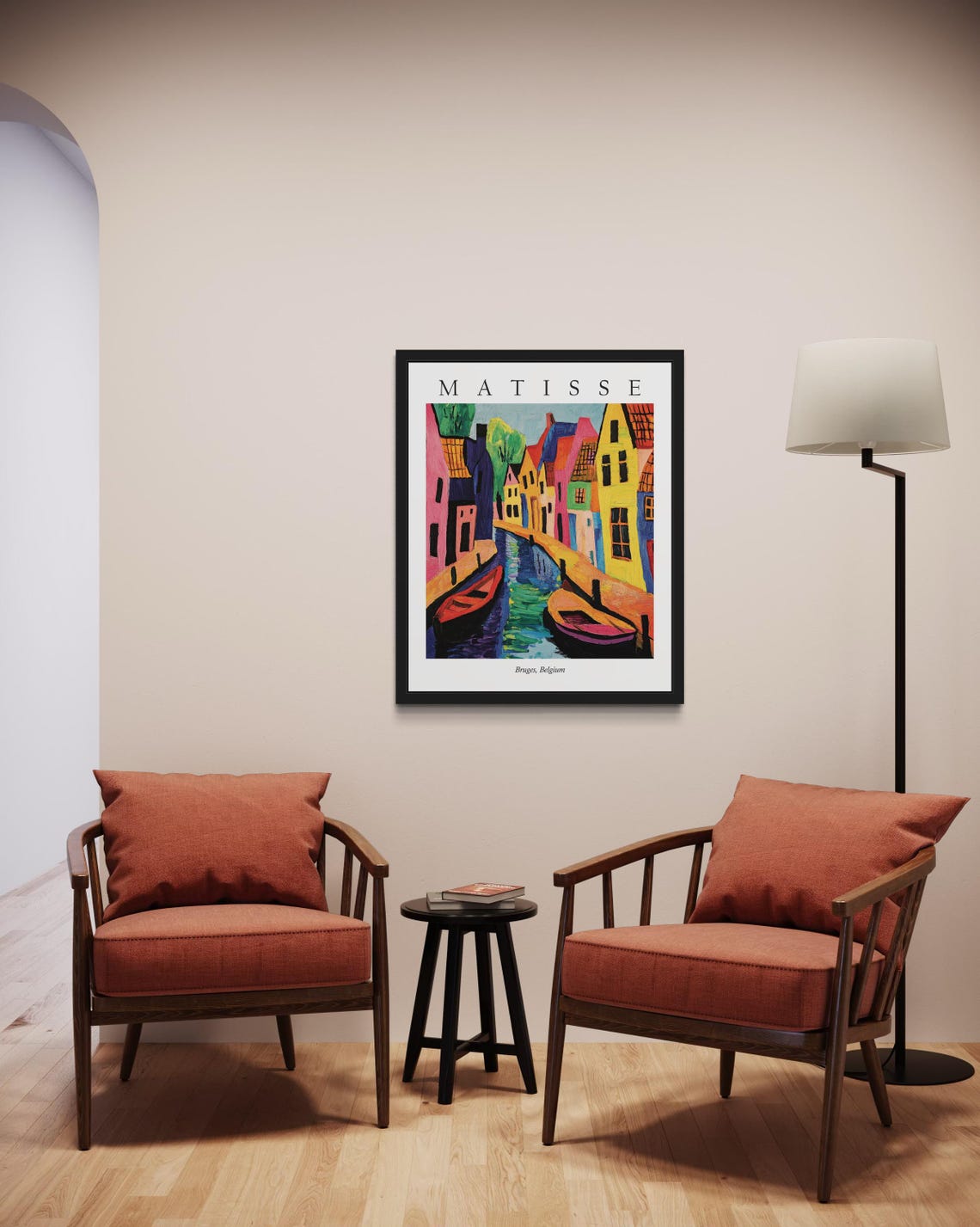 Bruges Belgium Matisse Art Print Wall Art Poster Original Paint Artwork Artwork Decor - Image 2