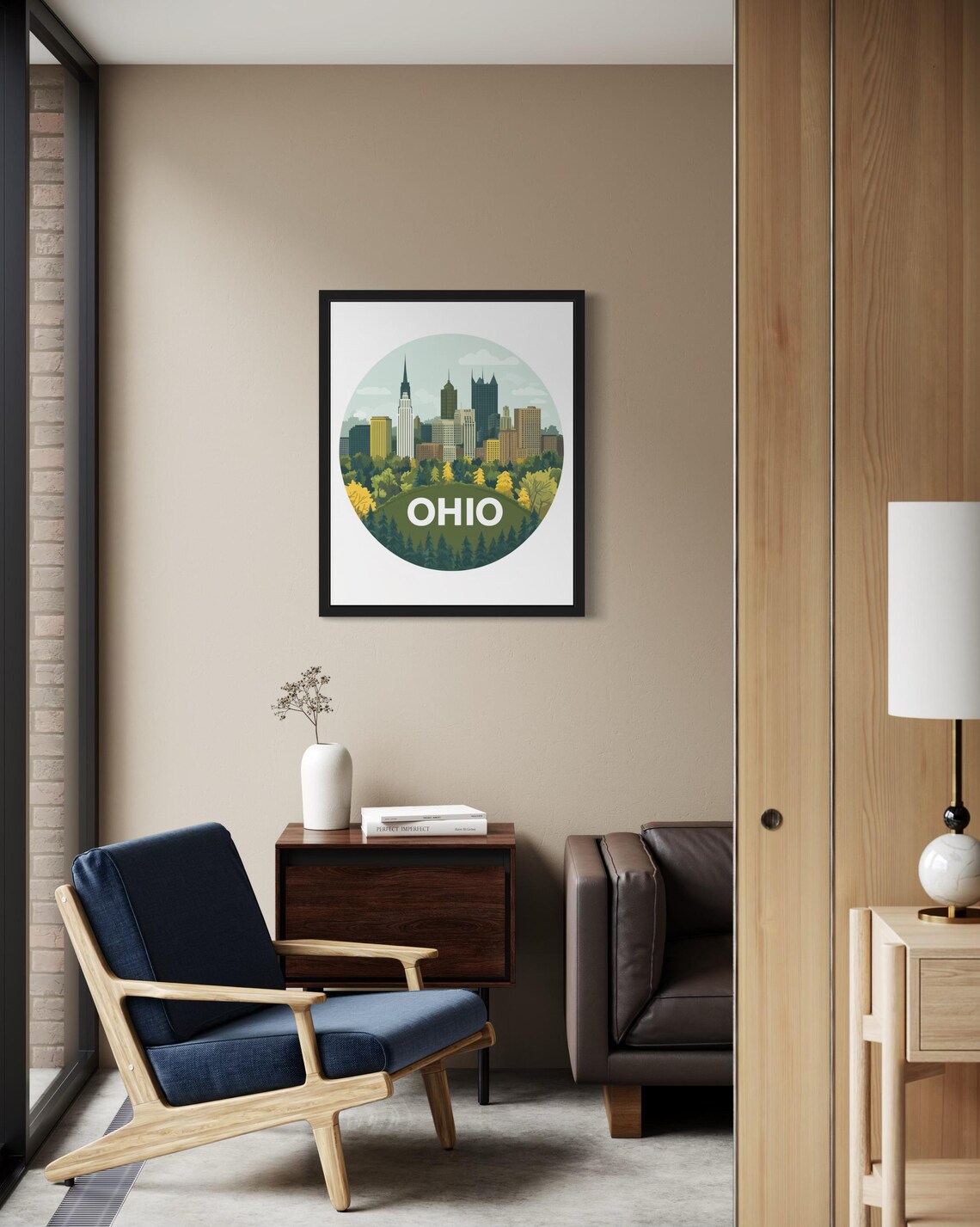 Ohio States Scenery Art Print, Landscape Decor - Image 2