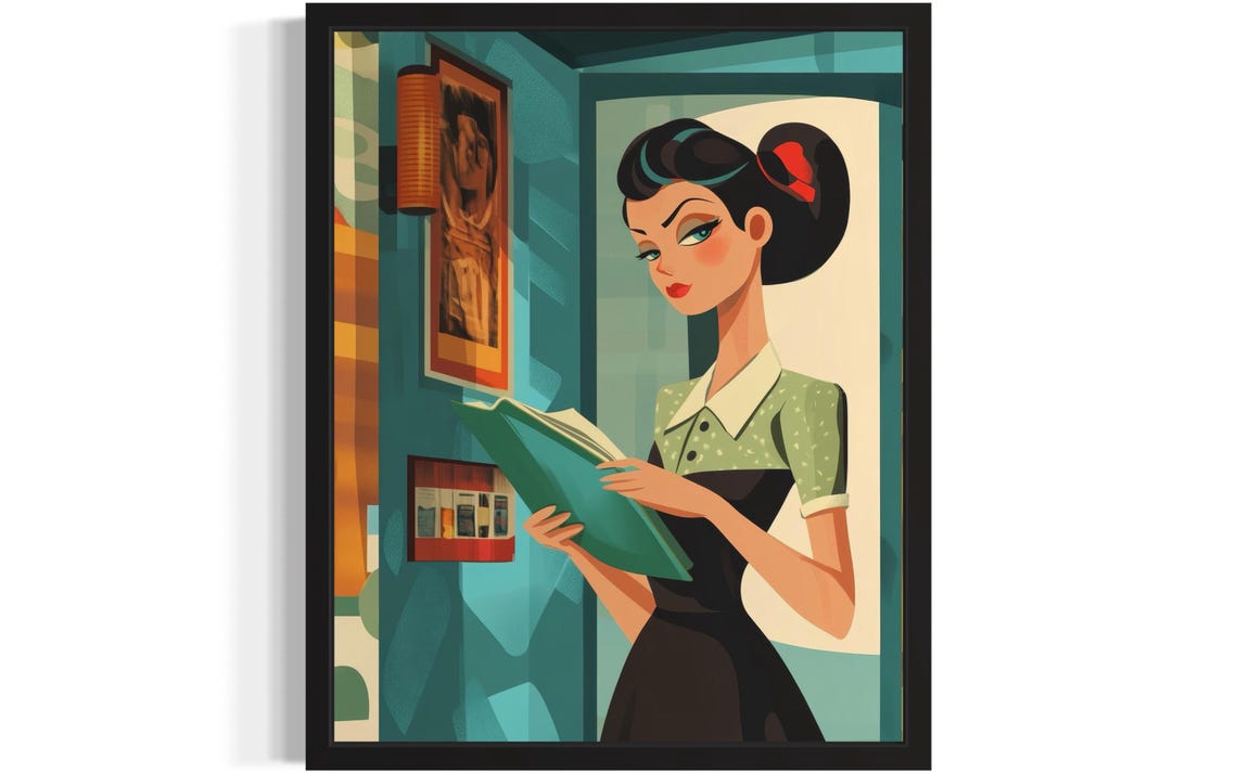 Secretary Pop Art, Original Artwork
