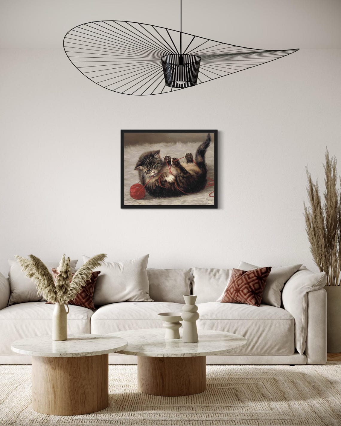 Cats and Playing Art Print - Image 4