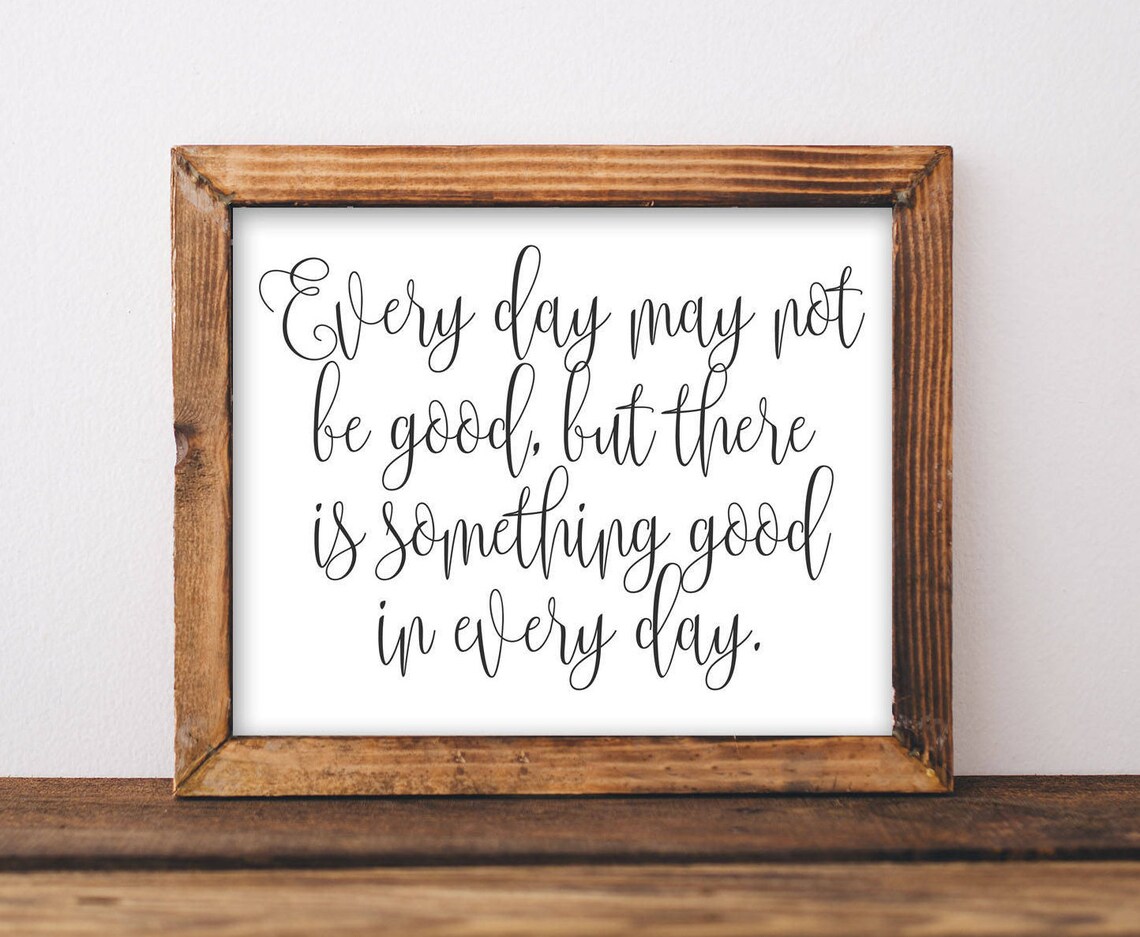 Motivational Wall Art Typography Poster Print