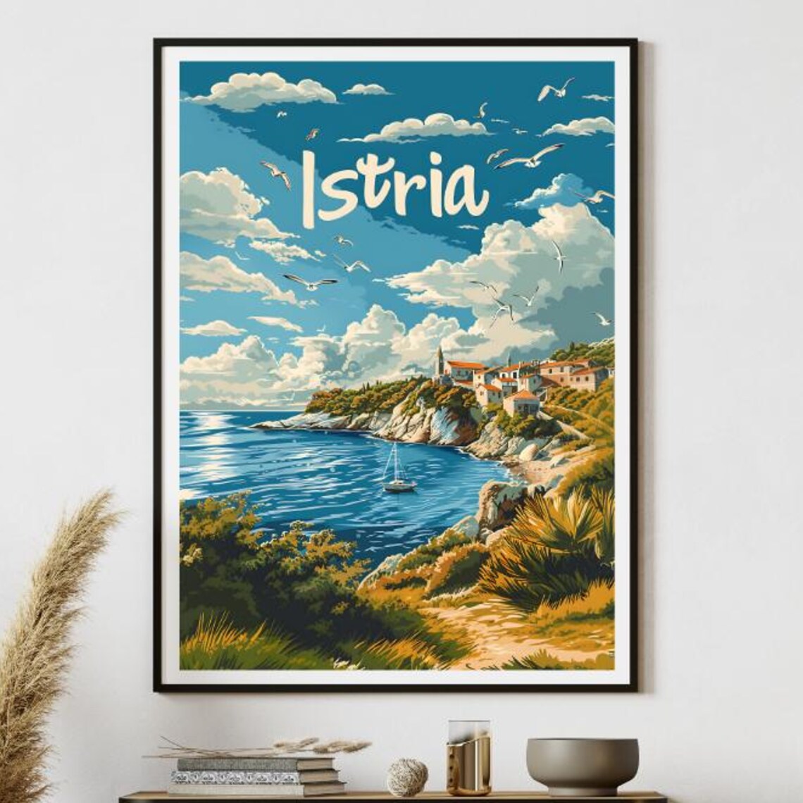 Istria Vintage Travel Poster