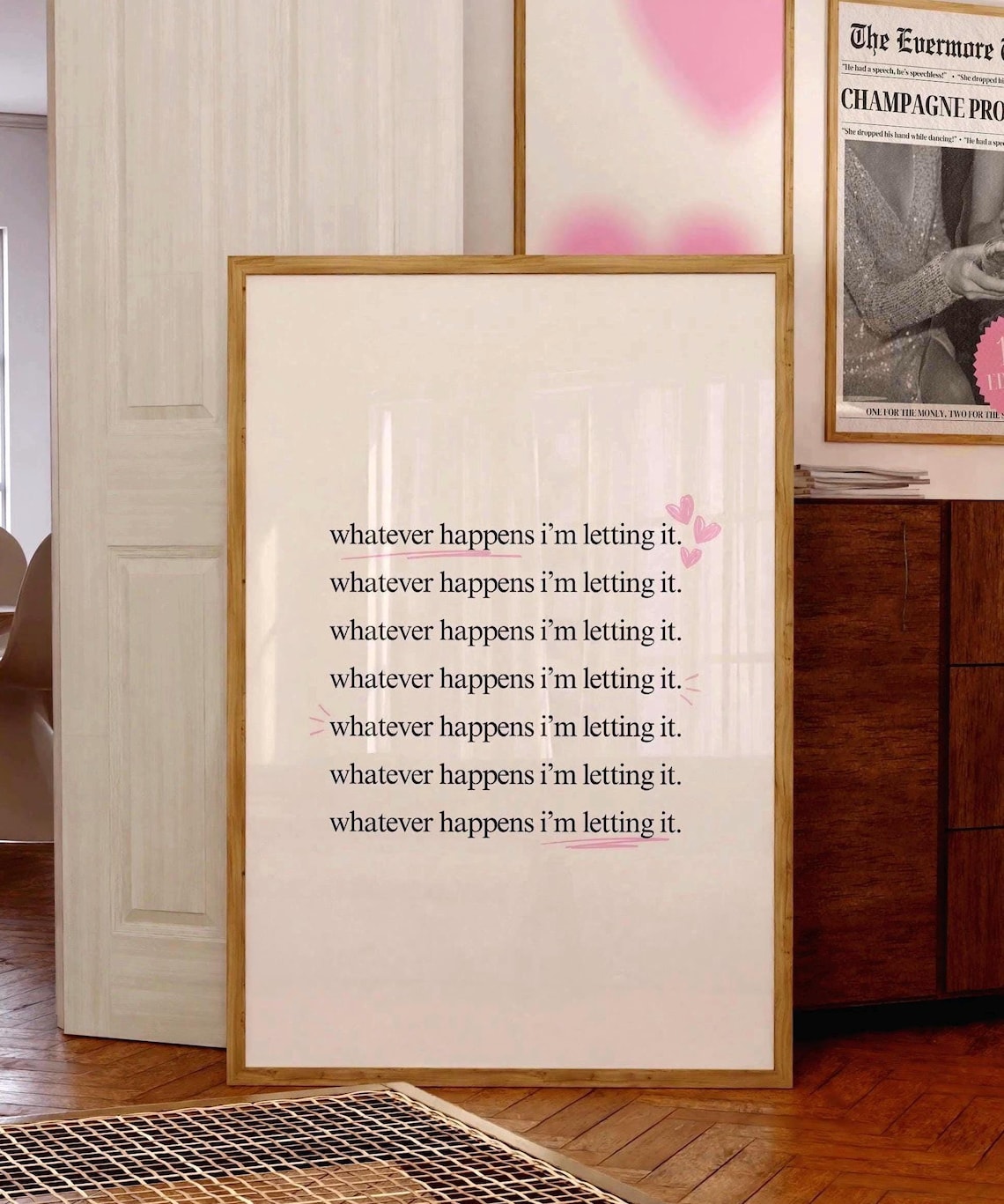 Whatever Happens, Gracie-Inspired Poster Art Print