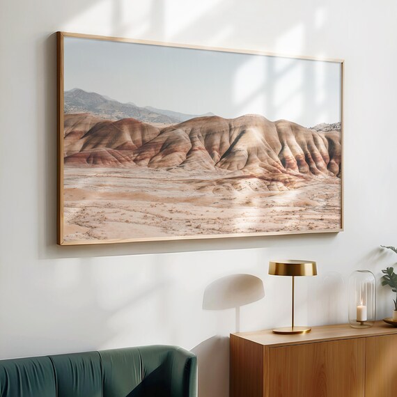 Minimalist Mountain Art For Frame Tv Art Neutral Tones Art For Frame Tv Landscape Photography Natural Earth Tones Mountain Wall Art