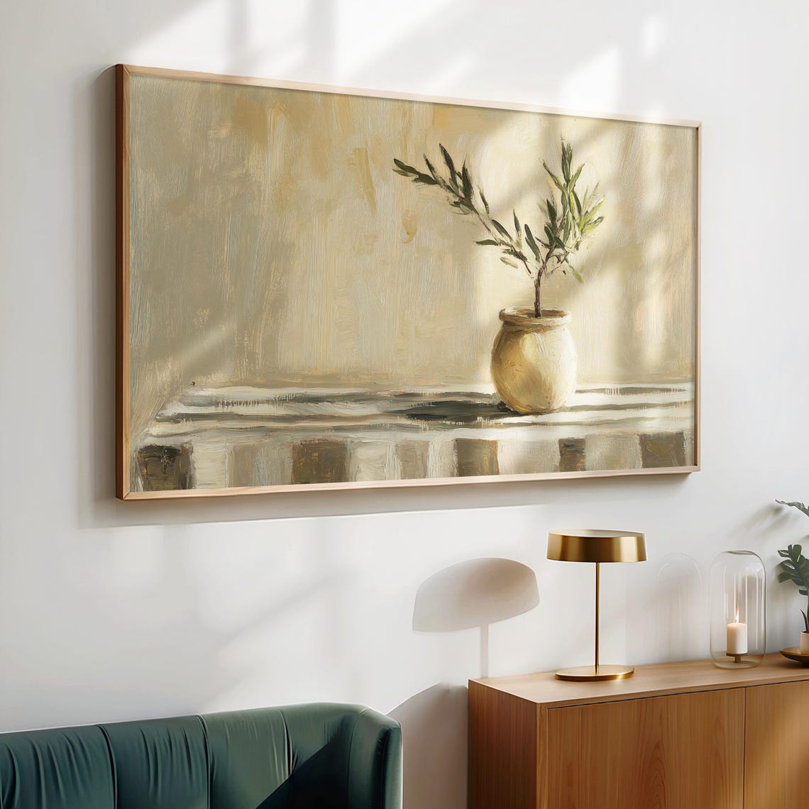 Vintage Botanical Olive Tree Art Print - Image 2