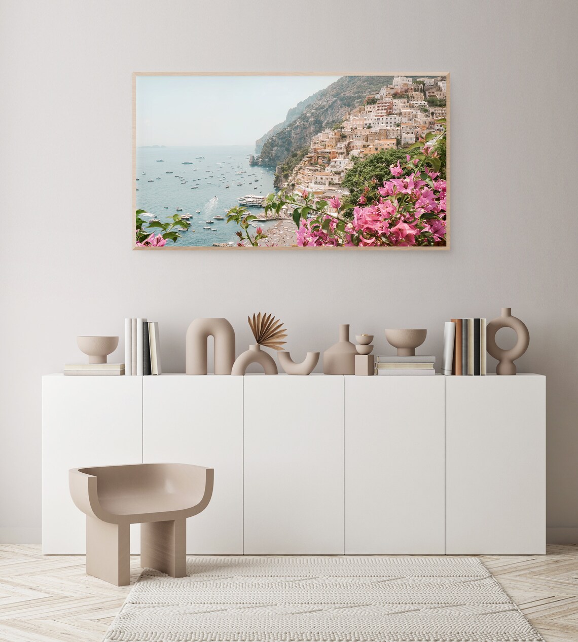 Positano Amalfi Coast Italy Travel Poster - Image 3
