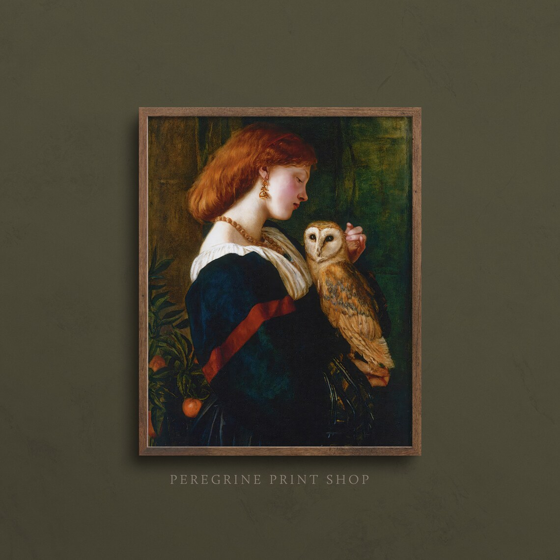 Barbagianni The Owl by Valentine Cameron Prinsep, Art Print - Image 3