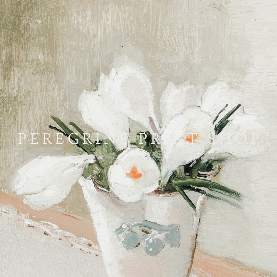 Spring Tabletop Blooms, Vintage Kitchen Art Print - Image 2