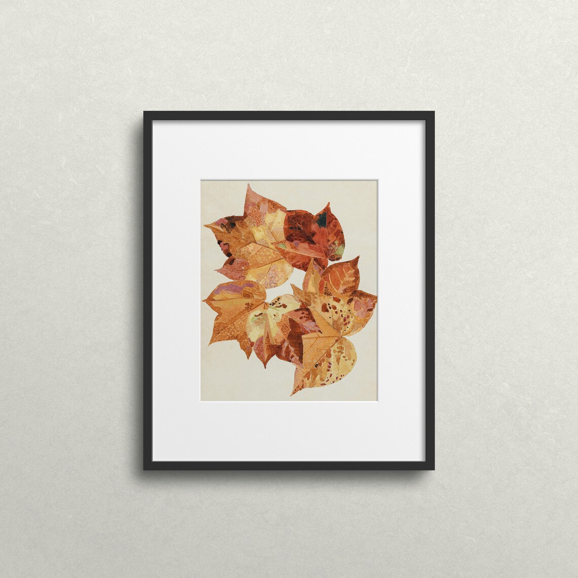 Bright Autumn Leaves, Vintage Autumn Poster Print - Image 2