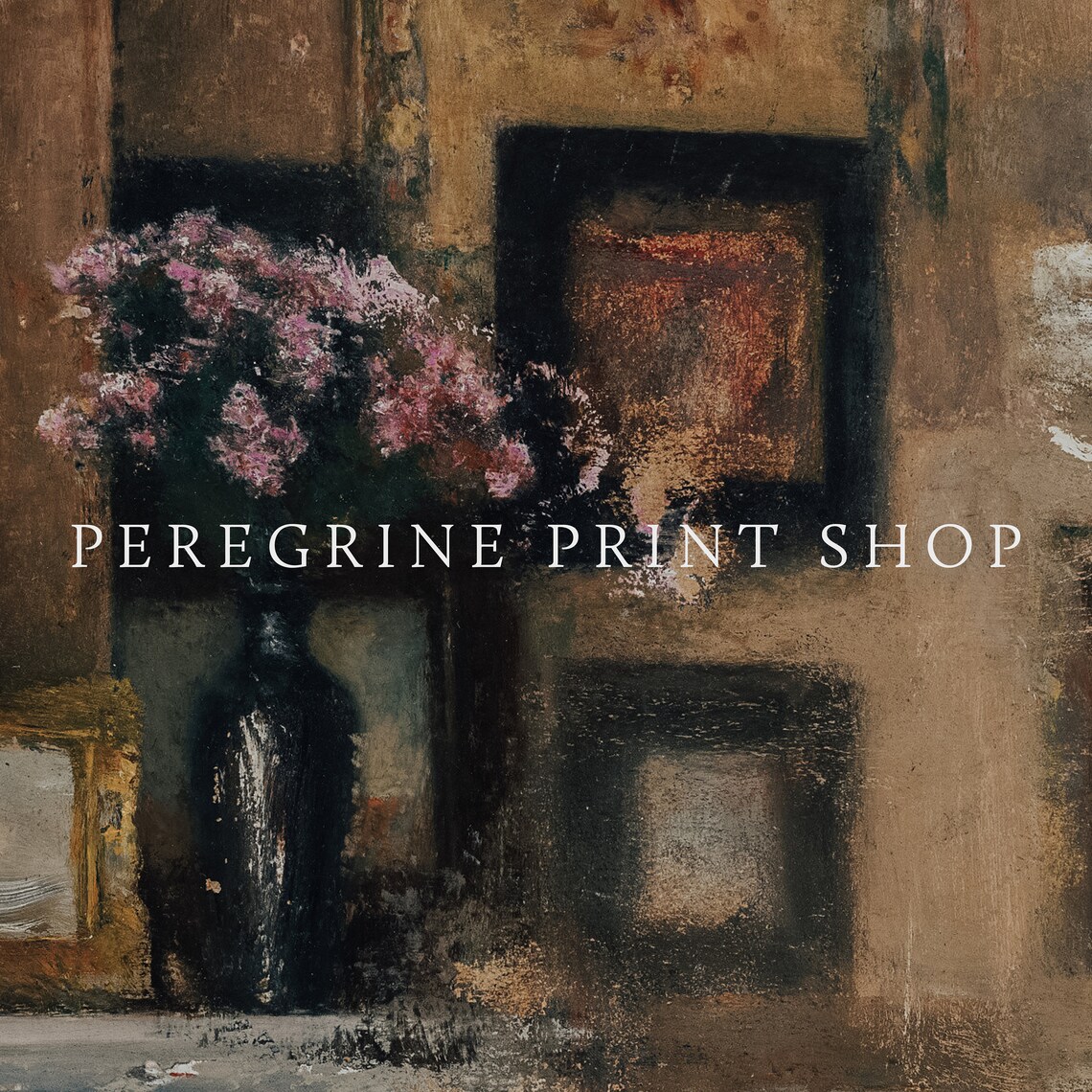 Tabletop Lilacs, Cottagecore Fairycore Art Print - Image 2