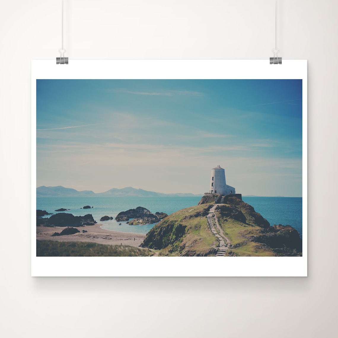 Twr Mawr Lighthouse Anglesey Wales Island Coast Photograph Poster