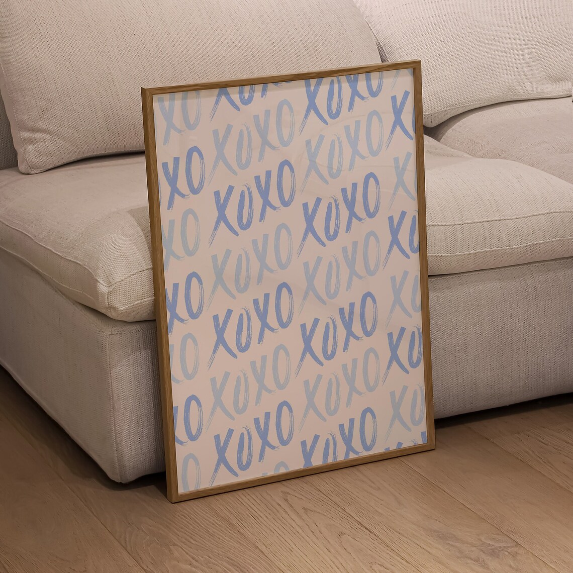 Xoxo Typography Art Print, Preppy Dorm Decor - Image 2