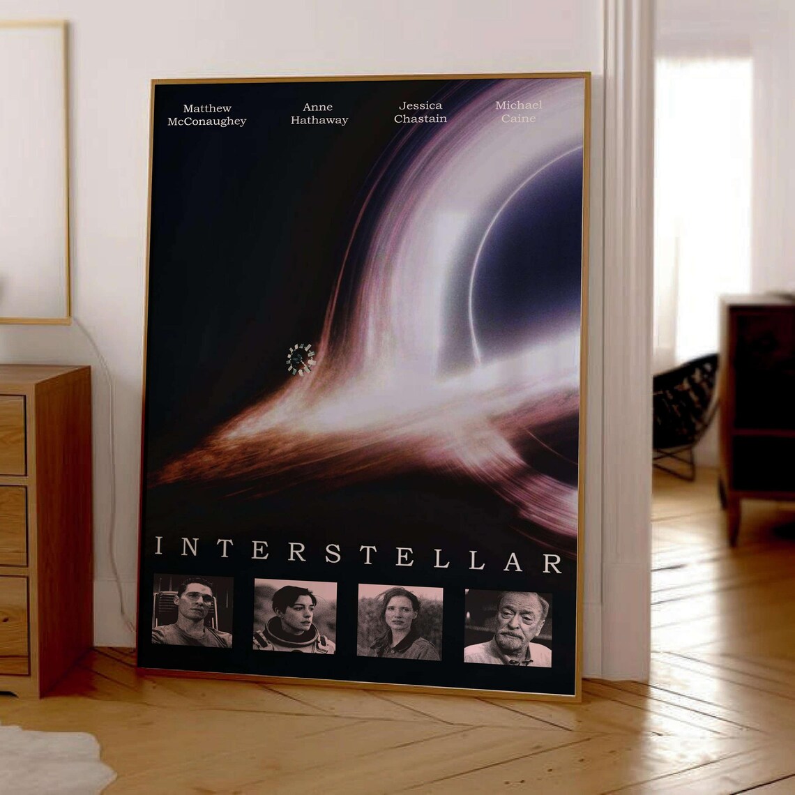 Interstellar Movie Poster Art Print, Christopher Nolan - Image 2