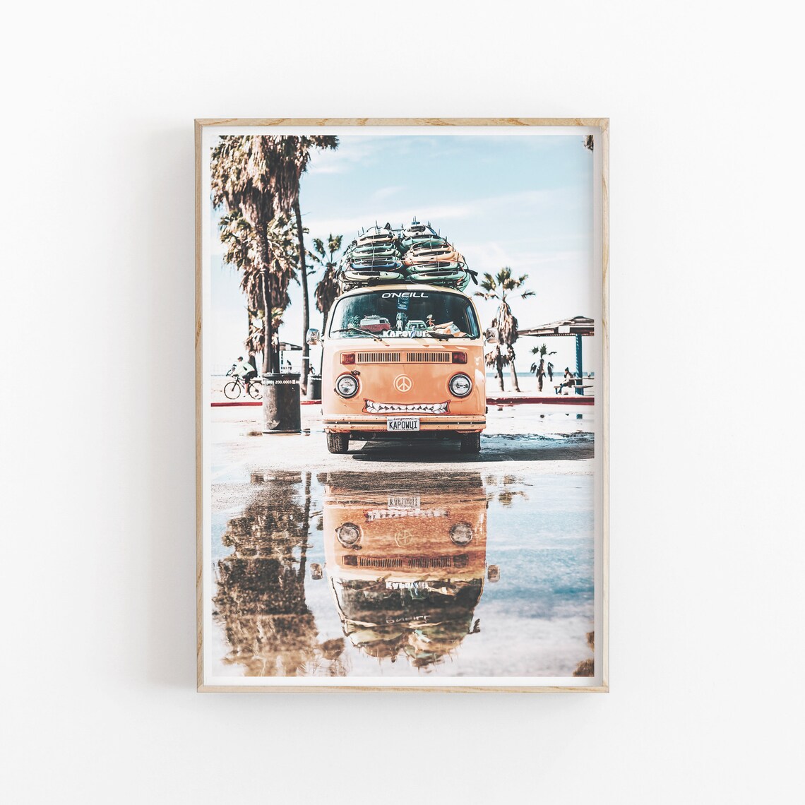 Surf Spot Travel Poster, Modern Minimalist Decor - Image 3