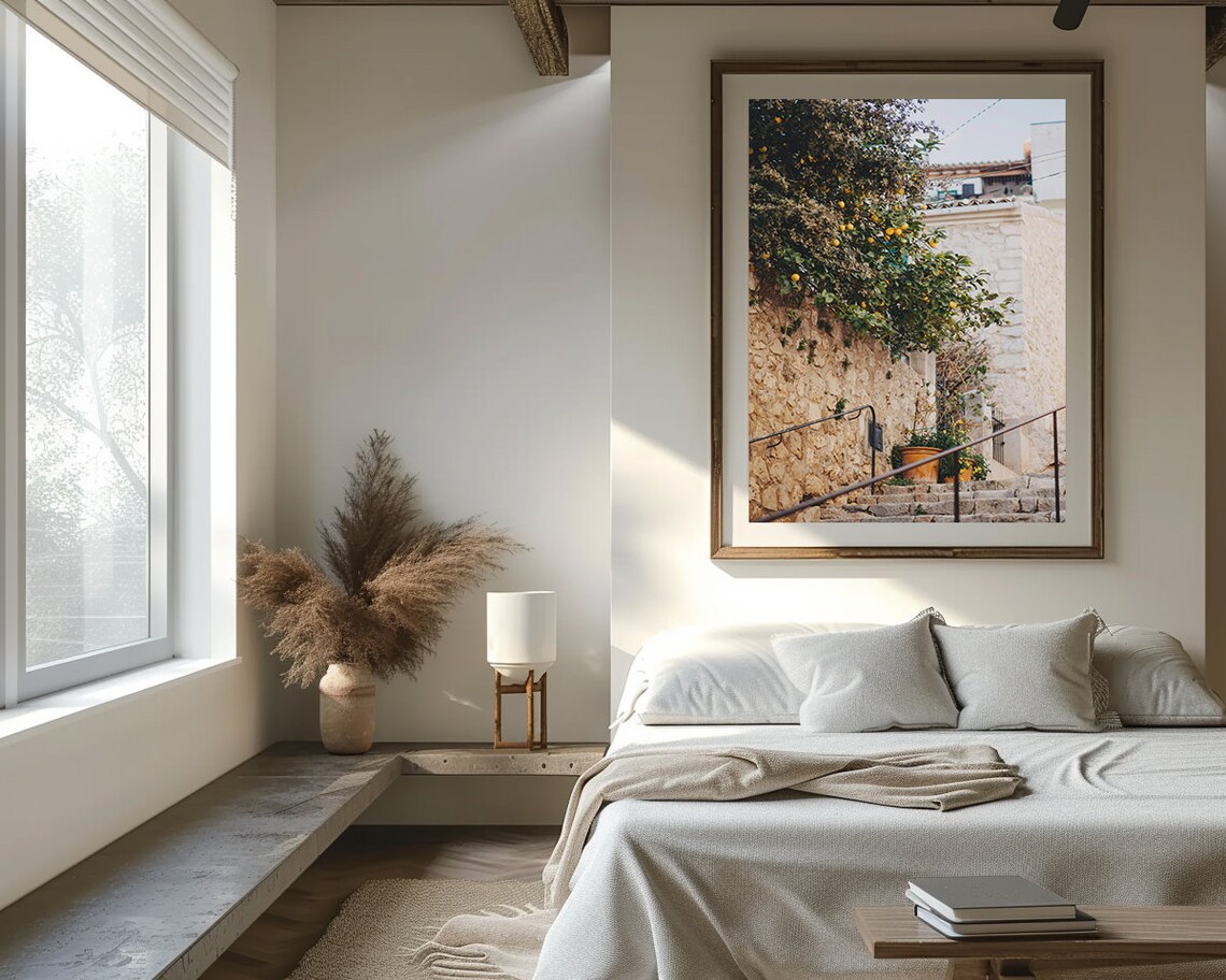 Spain Village City View Travel Poster, Cityscape - Image 3