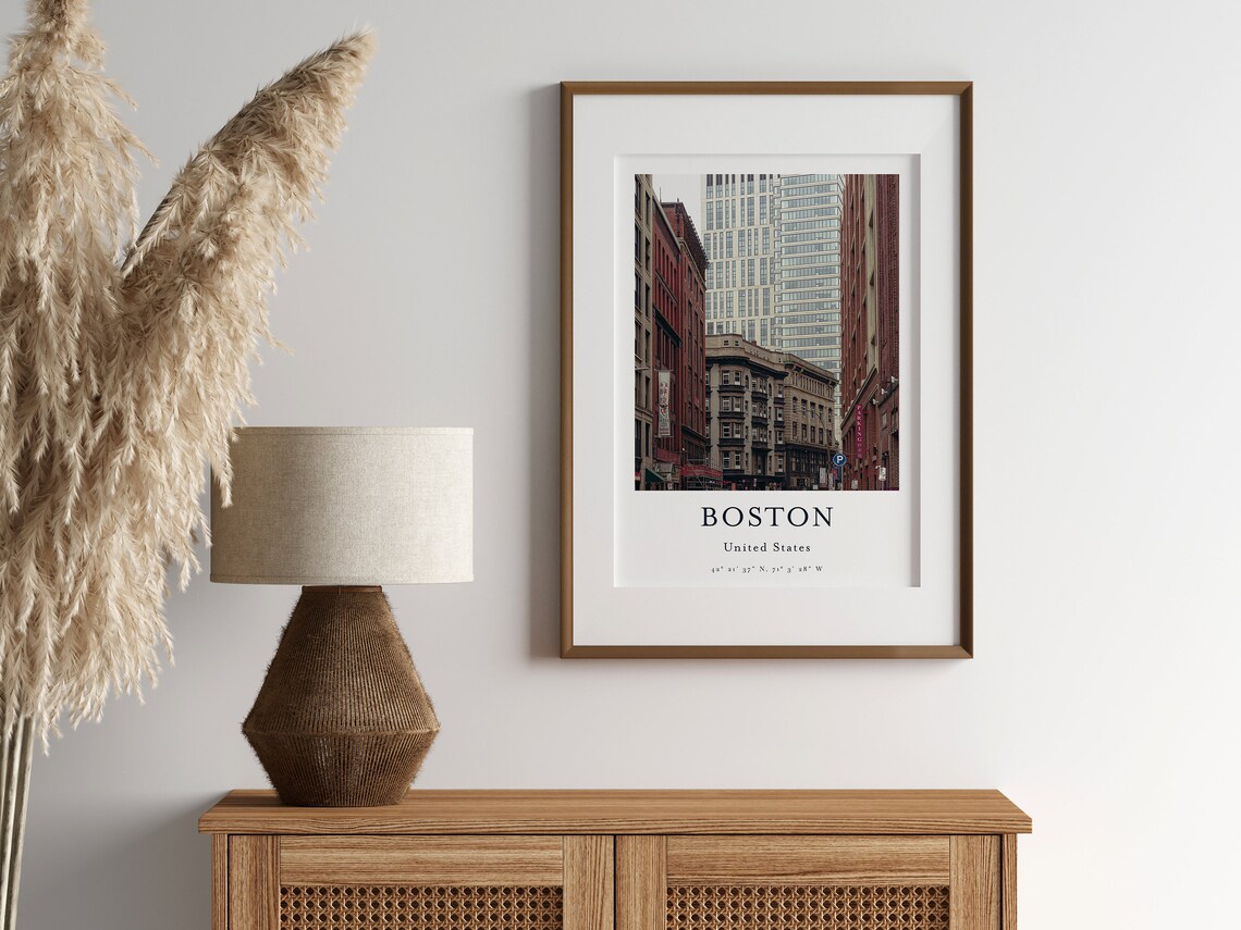 Boston Massachusetts Gallery Art Poster Print - Image 3
