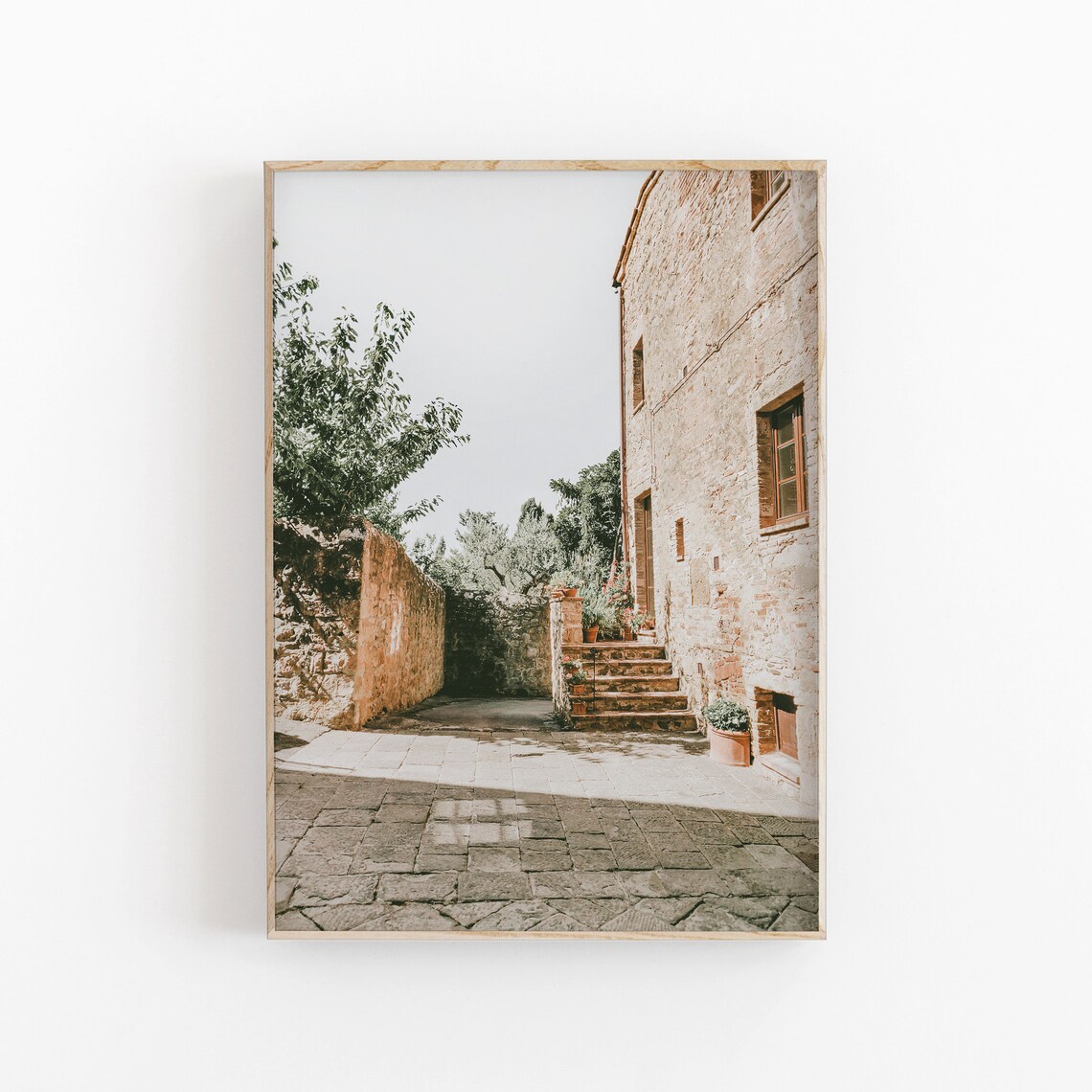 Tuscany Cityscape Travel Poster, Italy Room Decor - Image 2